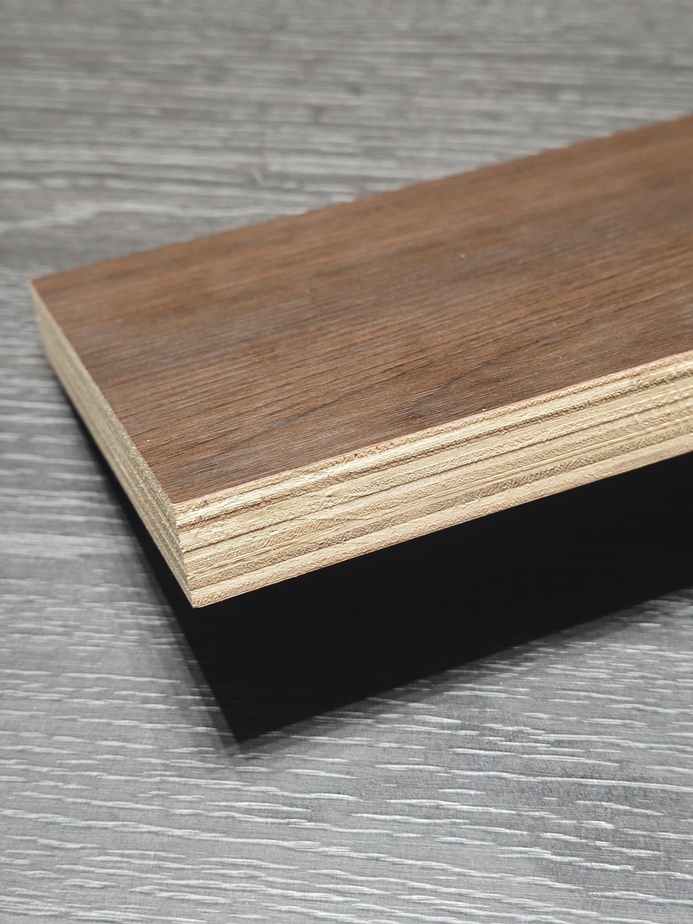 Cabinet board and wall panel material detail